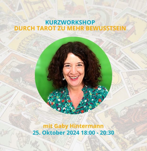 HEUTE! Kurzworkshop
Durch Tarot zu mehr Bewusstsein
mit Gaby Hintermann @gabyhintermann 
25. Oktober 2024 18:00 - 20:30

Tarot ist ein wundervolles Instrument und ich freue mich sehr, Dir an diesem Abend einen Einblick in dessen wertvolle Möglichkeiten geben zu dürfen.
 
Indem wir mit einer Tarotlegung unsere Situation betrachten, schaffen wir Distanz zu unserer Geschichte. Wir identifizieren uns weniger mit unseren Sorgen und kommen auf diese Weise vermehrt in die Gegenwart unseres wahren Selbst. Wenn wir uns von der Identifikation mit unseren Gedanken lösen, betreten wir einen «leeren Raum», wo kreative Lebensgestaltung möglich wird und sich Lösungen für unsere Fragen zeigen können.
 
Durch persönliches Erleben mit den Tarotkarten wirst Du an diesem Kurzworkshop erste, spannende Erfahrungen machen. Ich werde auch zwei bis drei live Readings durchführen und du bist dabei gerne eingeladen, Deiner intuitiven Weisheit Raum zu geben und deine Erkenntnisse in einer inspirierenden Atmosphäre zu teilen. Du wirst erfahren wie ich mit dem Tarot arbeite, was Tarot alles kann und woher die magischen 78 Karten stammen.
 
Lass uns gemeinsam in die mystische Welt des Tarots eintauchen und die Magie der Karten erleben!

#tarot #tarotreading #tarotcommunity #tarotreaders 
#imlichtbuchhandlung #buchhandlungimlicht #imlichtseminarzentrum #lichtherzausrichtung #herzintelligenz #lichtherz #zeitalterdeslichts #neuezeit #neuewelt #lichtzeitalter #bewusstseinswandel #buecherliebe #hierundjetzt #achtsamkeit #bewusstsein #spiritualität #lebenimjetzt #innereverbundenheit #lichtessenz #achtsamkeitimalltag #persönlichkeitsentwicklung #verbundenheit #seelenplan #Zürich #zürichseefeld